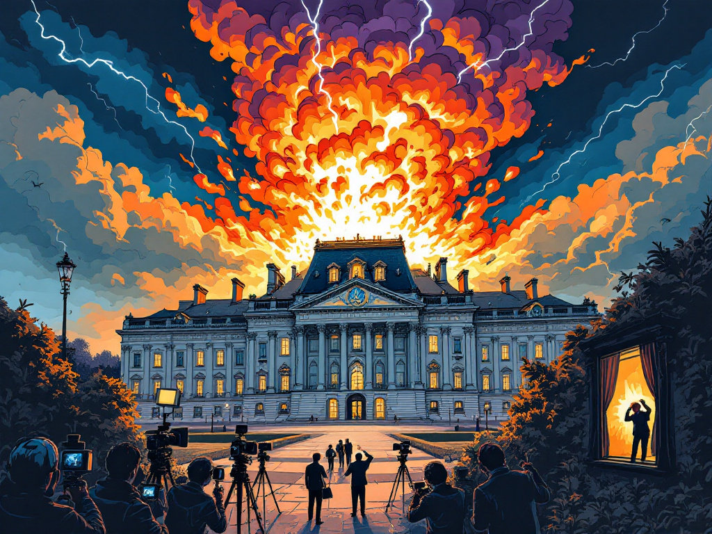 Macron : explosion