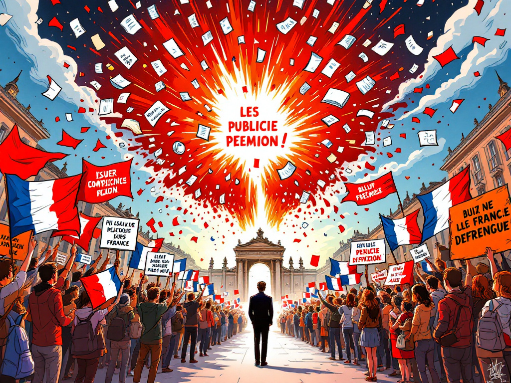 Macron : explosion