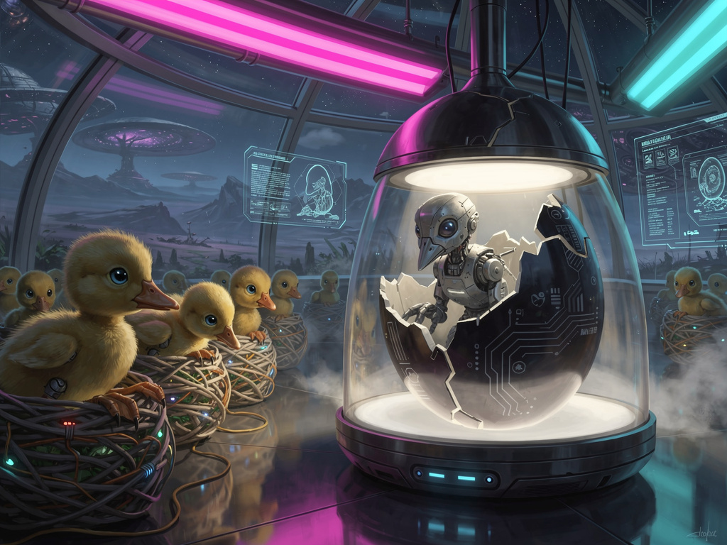 Le vilain petit canard : adolescent : science fiction