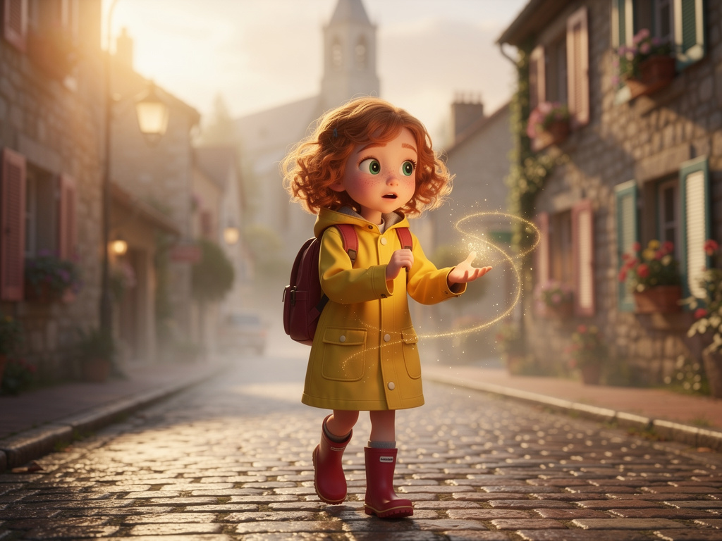 Une petite fille : un pouvoir magique et une grande mission ! (Aventure et Enfant)