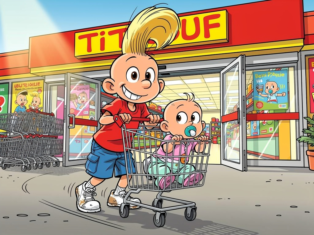zizie fait les courses : Titeuf