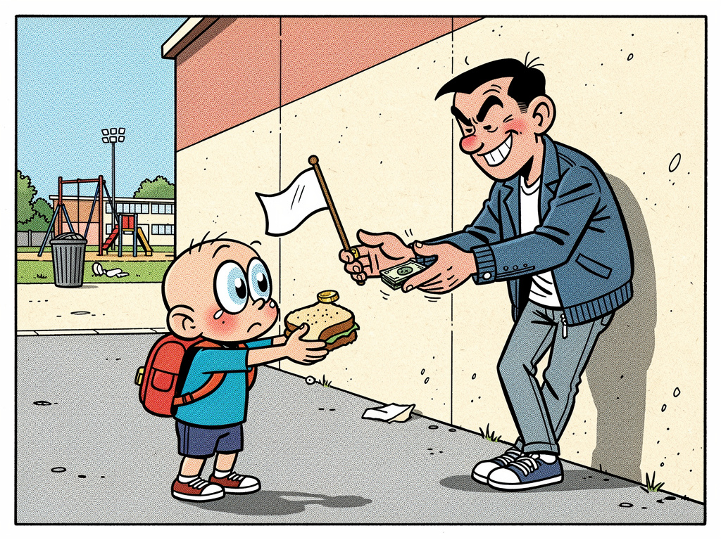 Le petit Spirou : comment survivre au racket ?