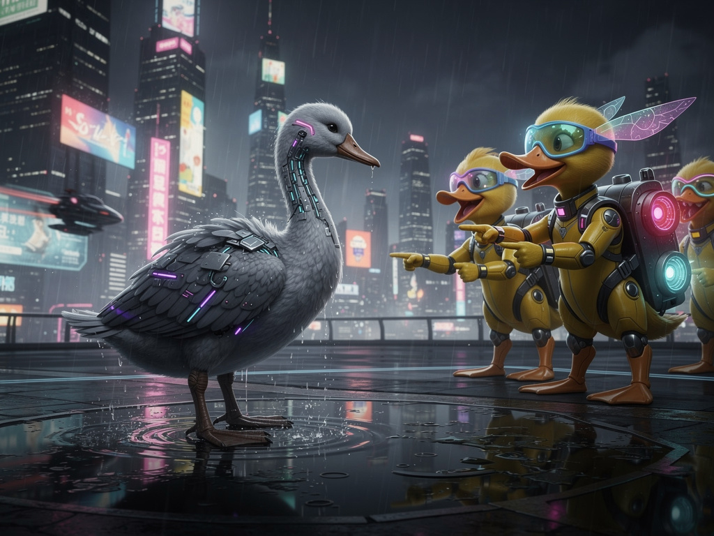 Le vilain petit canard : adolescent : science fiction