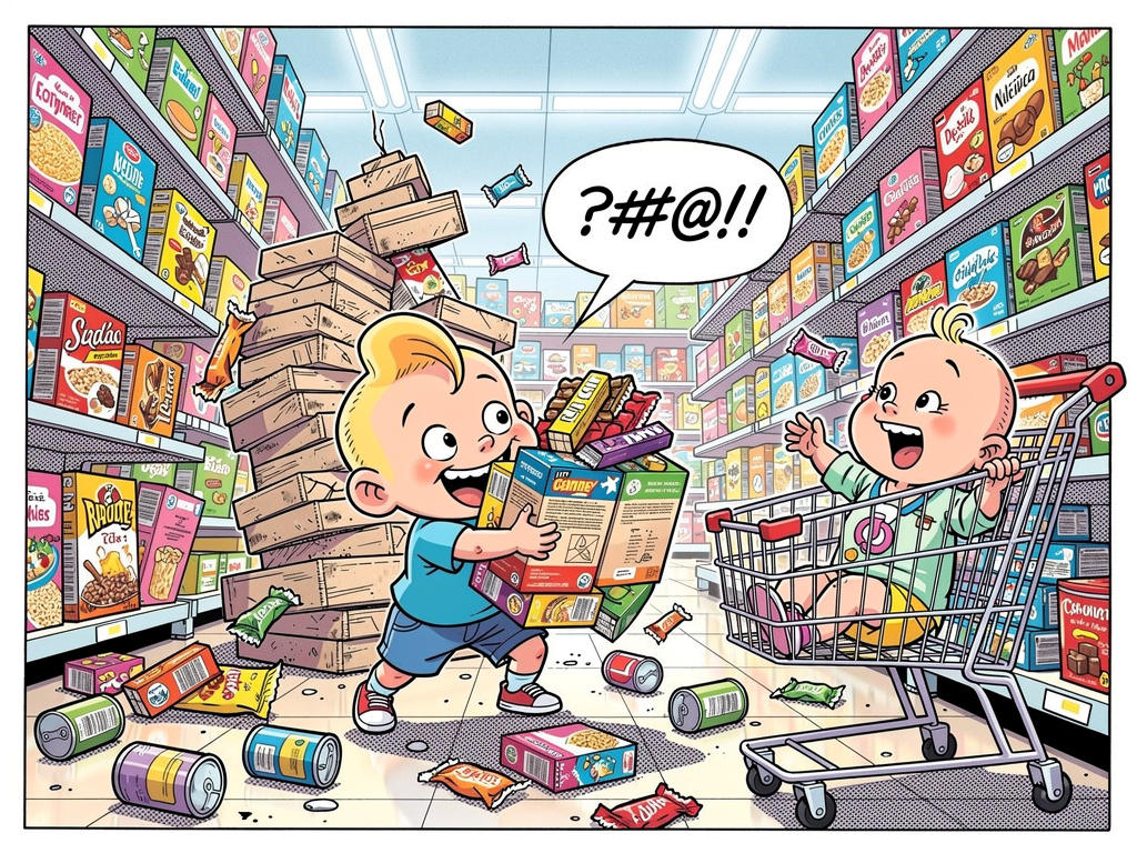 zizie fait les courses : Titeuf
