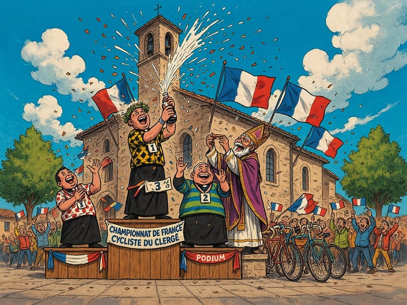 Florent Peyre : Le championnat de France cycliste du clergé