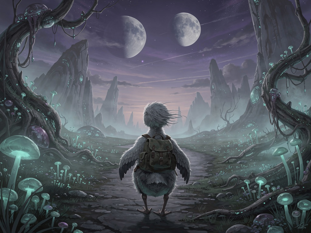 Le vilain petit canard : adolescent : science fiction
