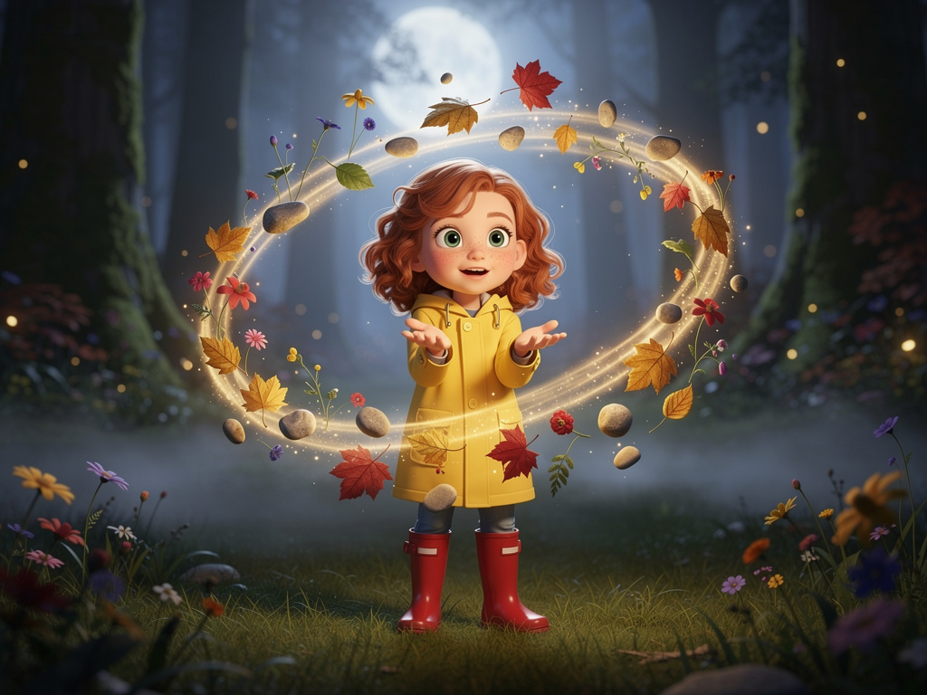 Une petite fille : un pouvoir magique et une grande mission ! (Aventure et Enfant)