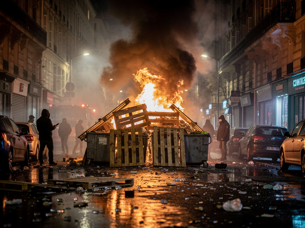 17 octobre : explosion