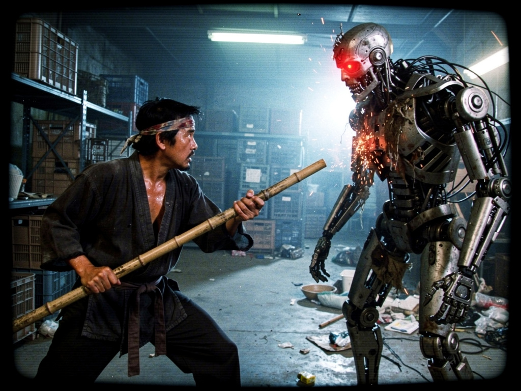 Jackie Chan affronte un cyborg indestructible : film complet : gratuit et français