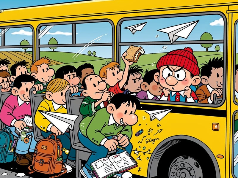 Le petit Spirou : Comment survivre au départ en bus ?