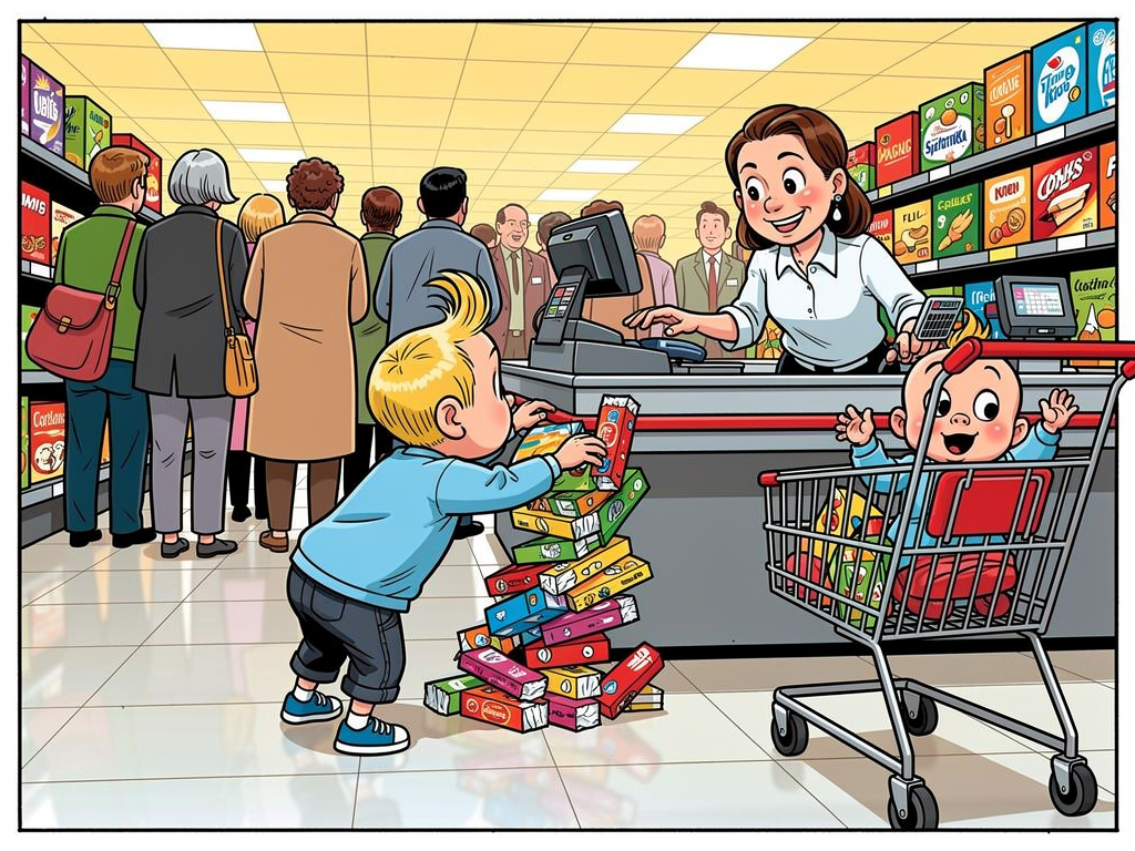 zizie fait les courses : Titeuf