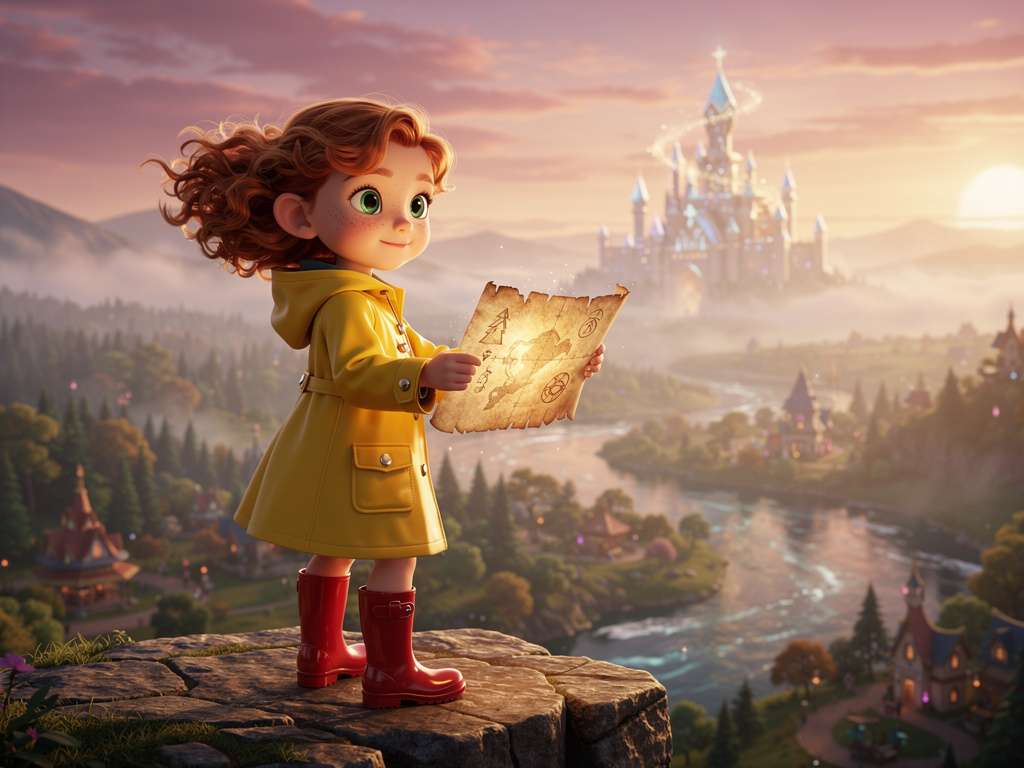 Une petite fille : un pouvoir magique et une grande mission ! (Aventure et Enfant)