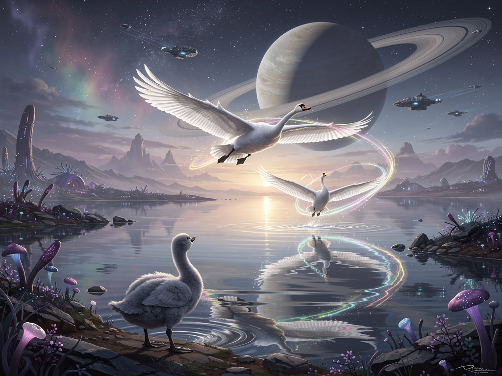 Le vilain petit canard : adolescent : science fiction