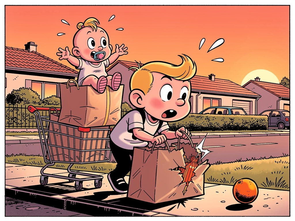 zizie fait les courses : Titeuf